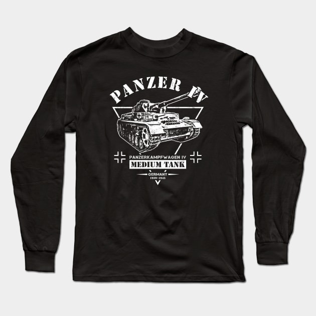 Panzerkampfwagen IV Long Sleeve T-Shirt by Military Style Designs